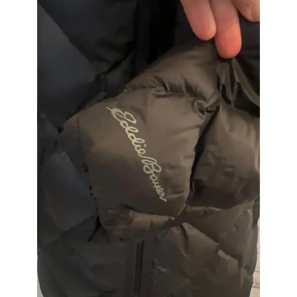 Women's Eddie Bauer down jacket Black Size Small - Picture 4 of 12
